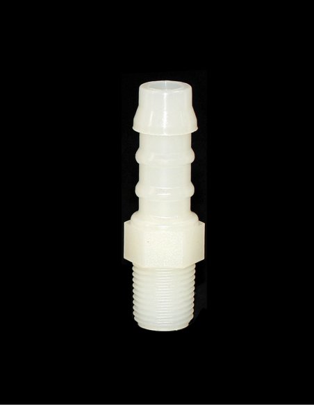 Raccord Polyketone Cannelés 1/8 BSPT Ø 8 mm
