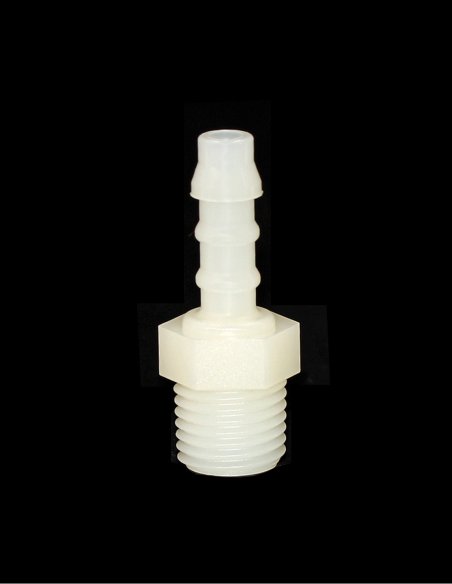 Polyketone Barb Fitting 1/4 BSPT Ø 6 mm