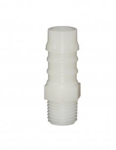 Raccord Polyketone Cannelés 1/4 BSPT Ø 12 mm