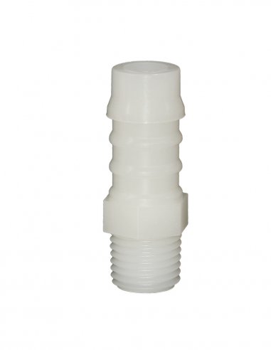 Raccord Polyketone Cannelés 1/4 BSPT Ø 12 mm