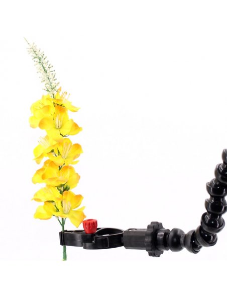 Flex-Arm Pflanzenklammer für Makrofotografie mit 1/4 Gewindebohrung