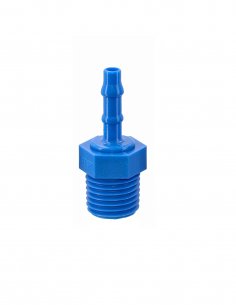 Raccord de Tuyau en Nylon avec Filetage Mâle Conique 1/4 BSTP x 4 mm