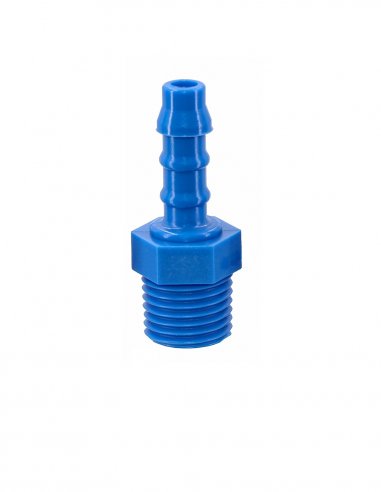 Nylon Hose Fitting 1/4 BSTP Male D 6 mm