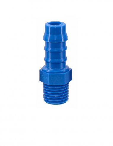 Raccord de Tuyau en Nylon avec Filetage Mâle Conique 1/4 BSTP Ø 10 mm