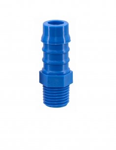 Nylon Schlauchtülle mit Aussengewinde 1/4 BSTP für Schlauch 12 mm