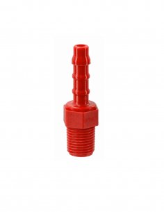 Conector de Manguera in Nylon 1/8 BSTP 5 mm - Red