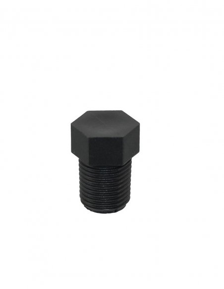 Tappo Esagonale Conico Filetto 1/8 BSPT in Polipropilene