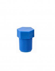 Nylon 1/8 BSPT Hex Threaded Plug