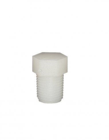Tapón Macho 1/8 BSPT Polyketone