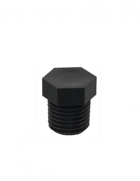 Polypropylene 1/4 BSPT Hex Threaded Plug