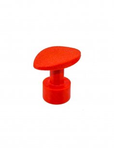 Glue Tab 14X23 mm Curved Red Line