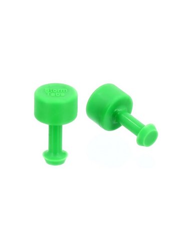 STORM TABS - Glue Tab 6 mm Death Center Smooth PDR Green Line
