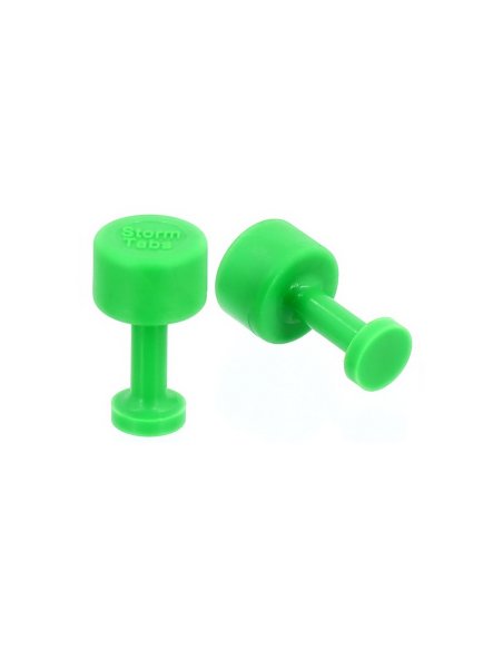 STORM TABS - Glue Tab 8 mm Death Center Smooth PDR Green Line