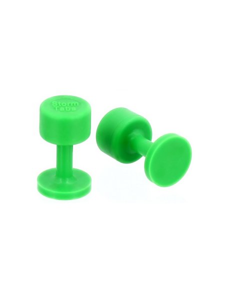 STORM TABS - Glue Tab 13 mm Death Center Smooth PDR Green Line