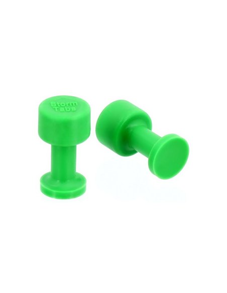 STORM TABS - Glue Tab 11 mm Smooth Pdr Green Line