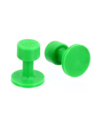STORM TABS - Klebeadapter 18 mm Pdr Smooth Green Line