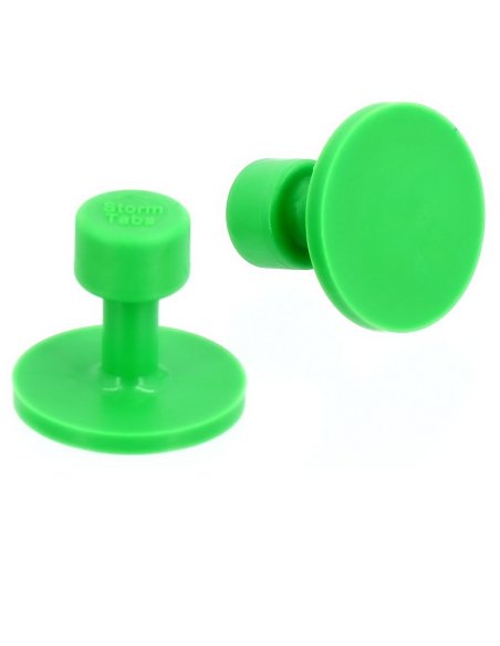 STORM TABS - Glue Tab 25 mm Smooth Pdr Green Line