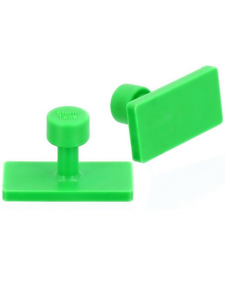 STORM TABS - Glue Tab 19x38 mm Smooth Pdr Green Line