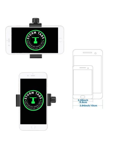 Flexible Arm with Suction and Smartphone Mount
