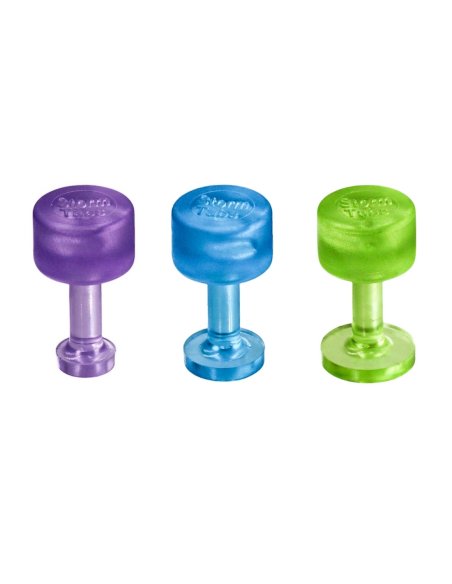 Glue Tab Variety Pack 7 - 10 - 12 mm Dead Center Smooth PDR Crystal Line