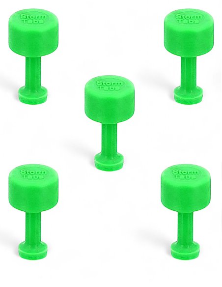 StormTabs Ventosa Levabolli Dead Center 7 mm Smooth Green Line