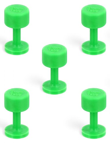 StormTabs Adaptateur Adhésif PDR 12 mm Dead Center Smooth Green Line