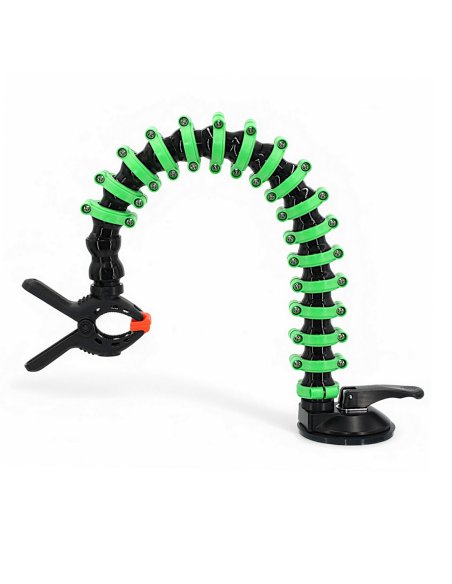 Brazo Flexible Multiusos con Ventosa y Pinza