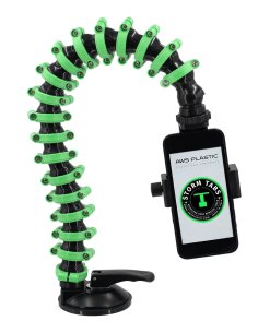 Bras Flexible avec Ventouse et Support Smartphone