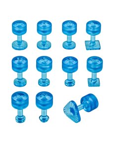 Storm Tabs Variety Pack PDR Klebeadapter Crystal Dead Center Rund Glatt 11 Stk