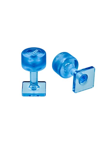 Glue Tab Square 12x12 mm Dead Center Smooth PDR Crystal Line