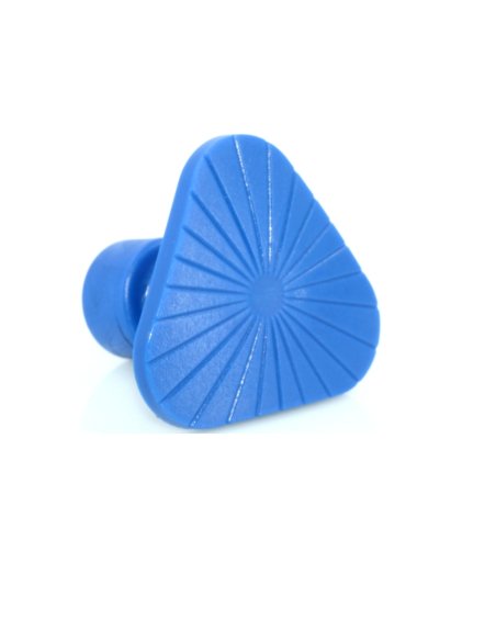 Spherical Triangle Glue Tab 30 mm Pdr - Storm Tabs Blue Line