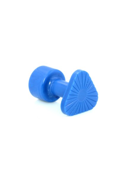 Spherical Triangle Glue Tab 15 mm Pdr - Storm Tabs Blue Line