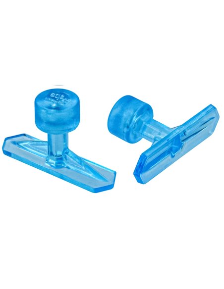 Klebeadapter Crease Tabs Hex 10x38 mm Crystal Line - PDR