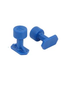Klebeadapter Crease Tabs Hex 10x20 mm Blau Line - PDR