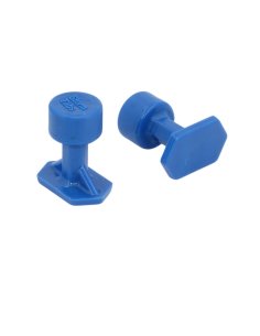 Klebeadapter Crease Tabs Hex 12x20 mm Blau Line - PDR