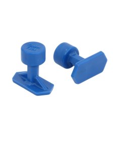 Klebeadapter Crease Tabs Hex 12x25 mm Blau Line - PDR